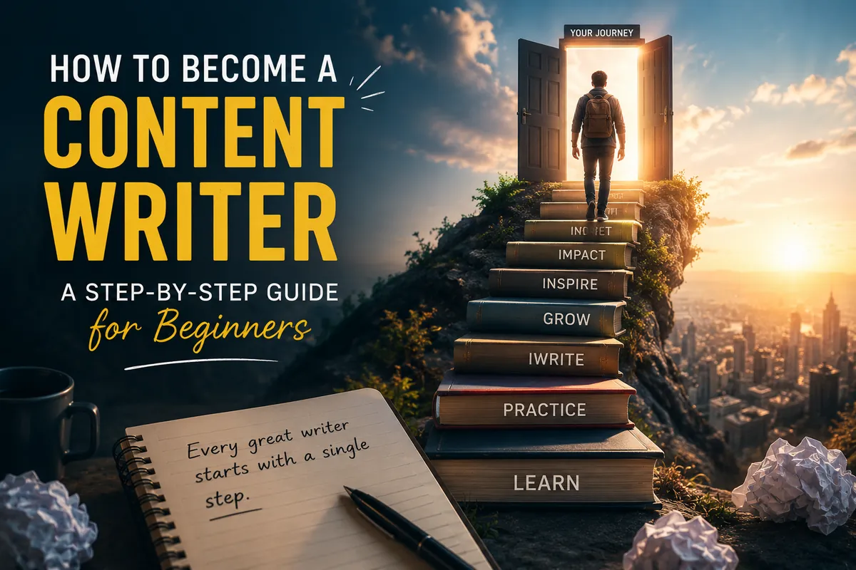 How to Become a Content Writer: A Step-by-Step Guide for Beginners