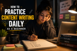 How to Practice Content Writing Daily as a Beginner