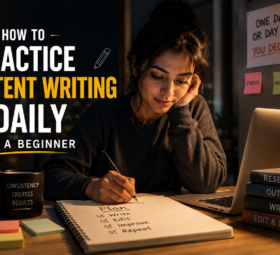 How to Practice Content Writing Daily as a Beginner