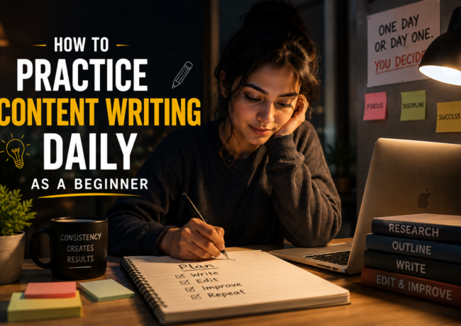 How to Practice Content Writing Daily as a Beginner