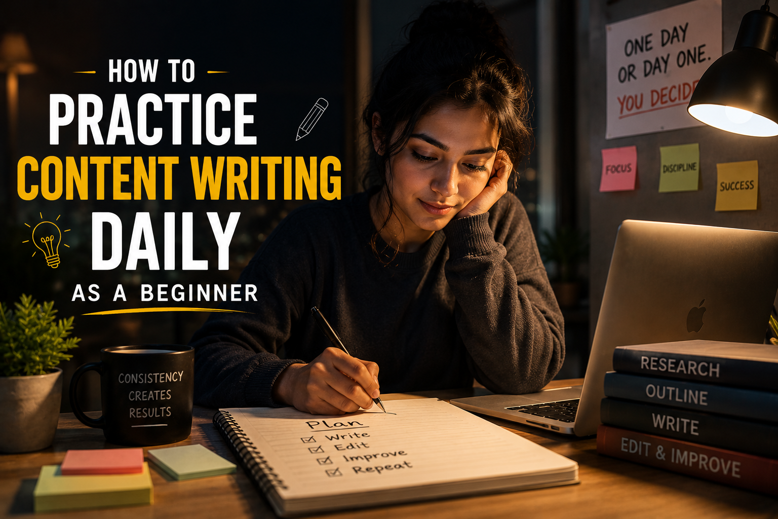 How to Practice Content Writing Daily as a Beginner