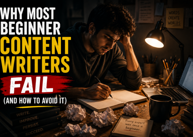 Why Most Beginner Content Writers Fail (And How to Avoid It)
