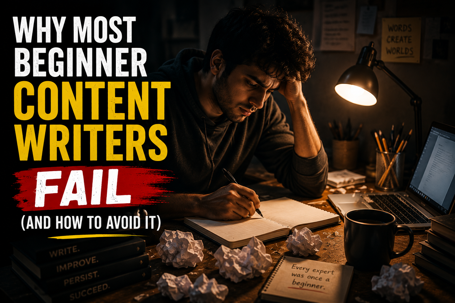 Why Most Beginner Content Writers Fail (And How to Avoid It)