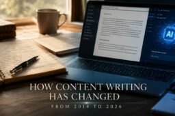 How Content Writing Has Changed From 2014 to 2026