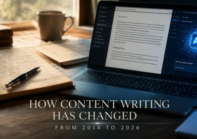 How Content Writing Has Changed From 2014 to 2026