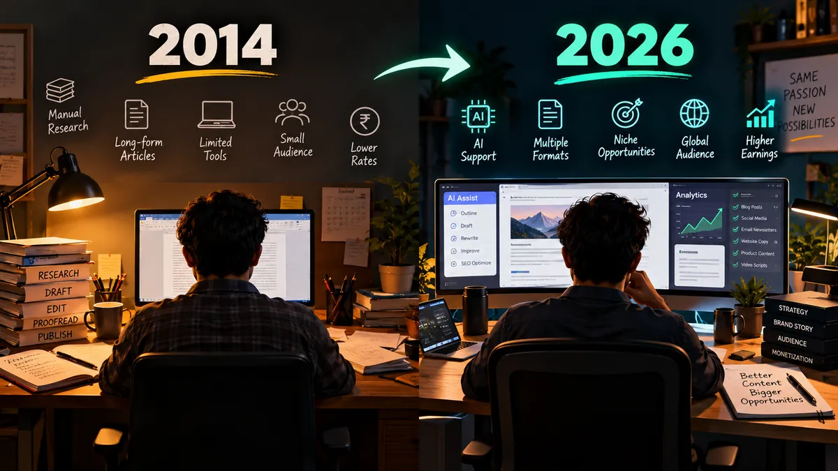 How Content Writing Has Changed From 2014 to 2026