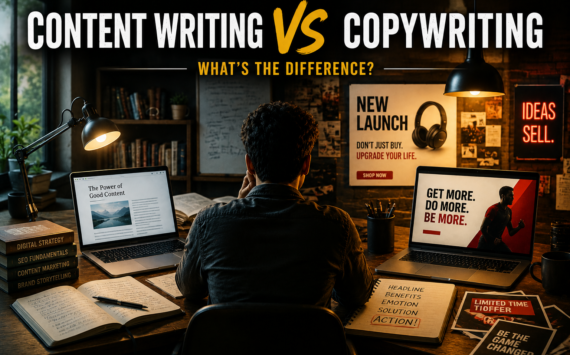 Content Writing vs Copywriting: What’s the Difference?