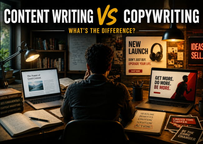 Content Writing vs Copywriting: What’s the Difference?
