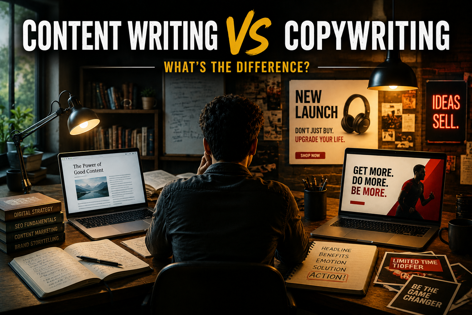 Content Writing vs Copywriting: What’s the Difference?