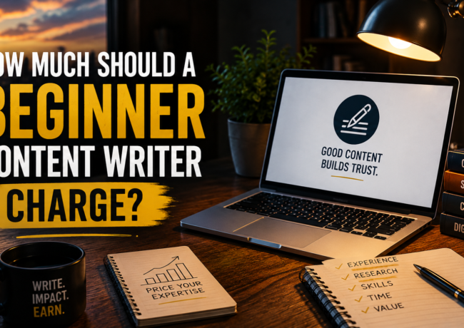 How Much Should a Beginner Content Writer Charge?