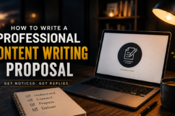 How to Write a Professional Content Writing Proposal That Gets Replies