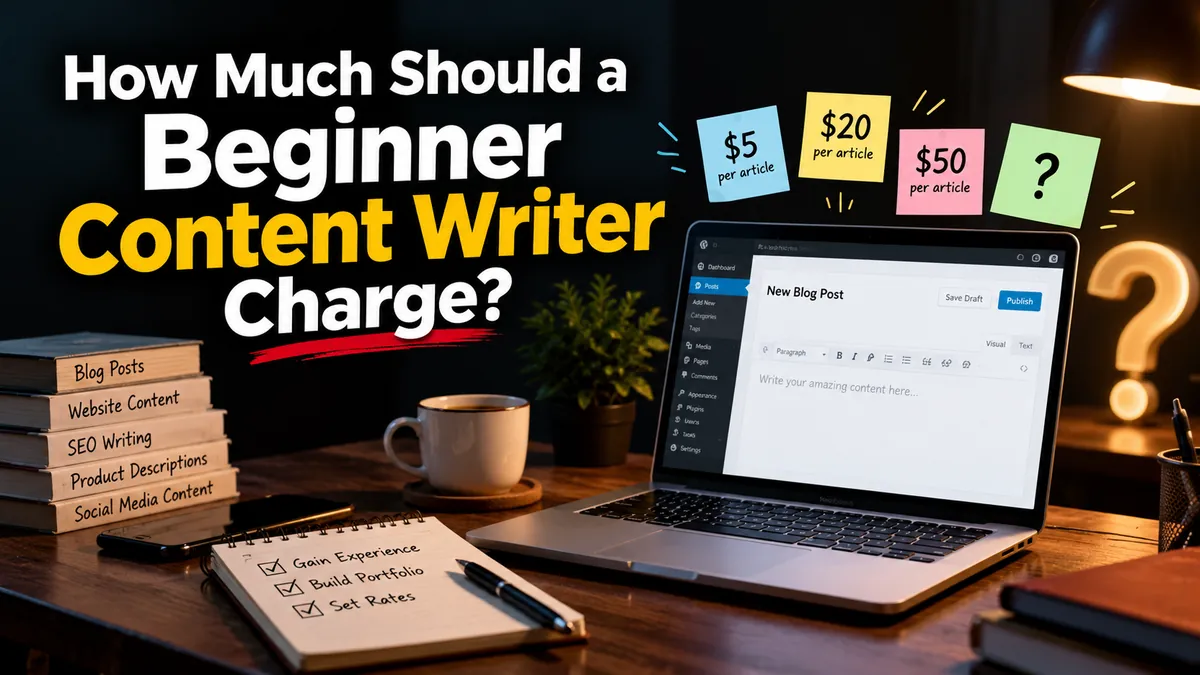 How Much Should a Beginner Content Writer Charge?