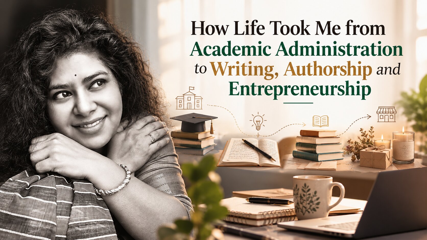 My Writing Journey: How Life Took Me from Academic Administration to Authorship & Entrepreneurship