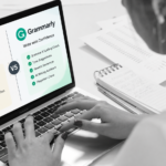 Hemingway Editor vs Grammarly comparison displayed on a laptop screen