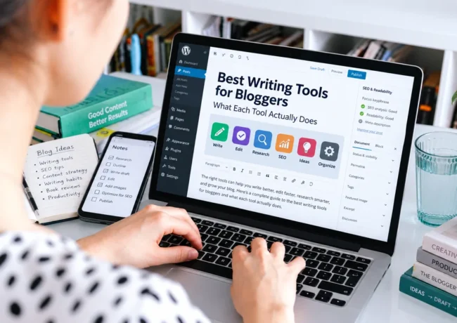Best Writing Tools for Bloggers: What Each Tool Actually Does