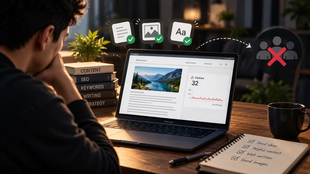 Why Your Blog Posts Aren’t Getting Traffic — Even When They’re Good
