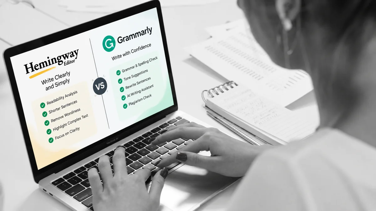 Hemingway Editor vs Grammarly: Which Writing Tool Should You Use?